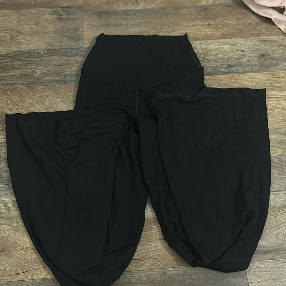 aerie crossover flare leggings